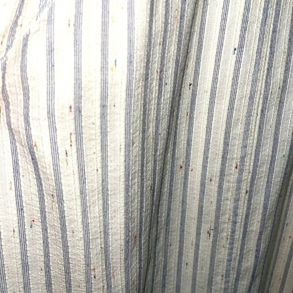 Rebecca Taylor La Vie Halter Dress Womens Size 00 Cotton Striped Ruffle India - Picture 7 of 13